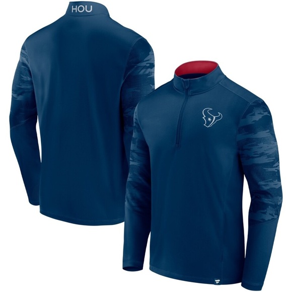 Fanatics Other - Houston Texans Fanatics Ringer Quarter-Zip Jacket - Navy. 3XL.
